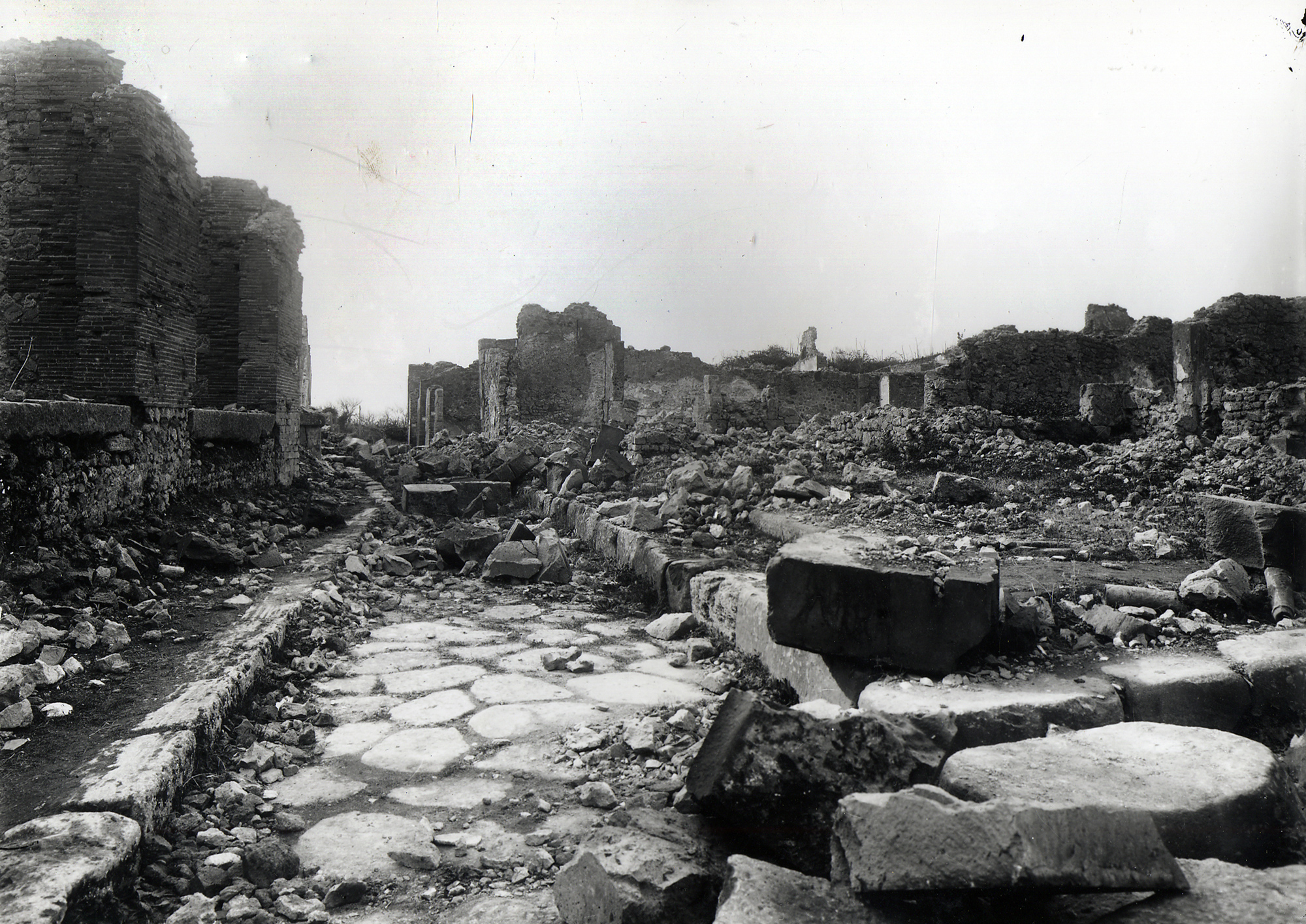 Daños de guerra en Pompeya